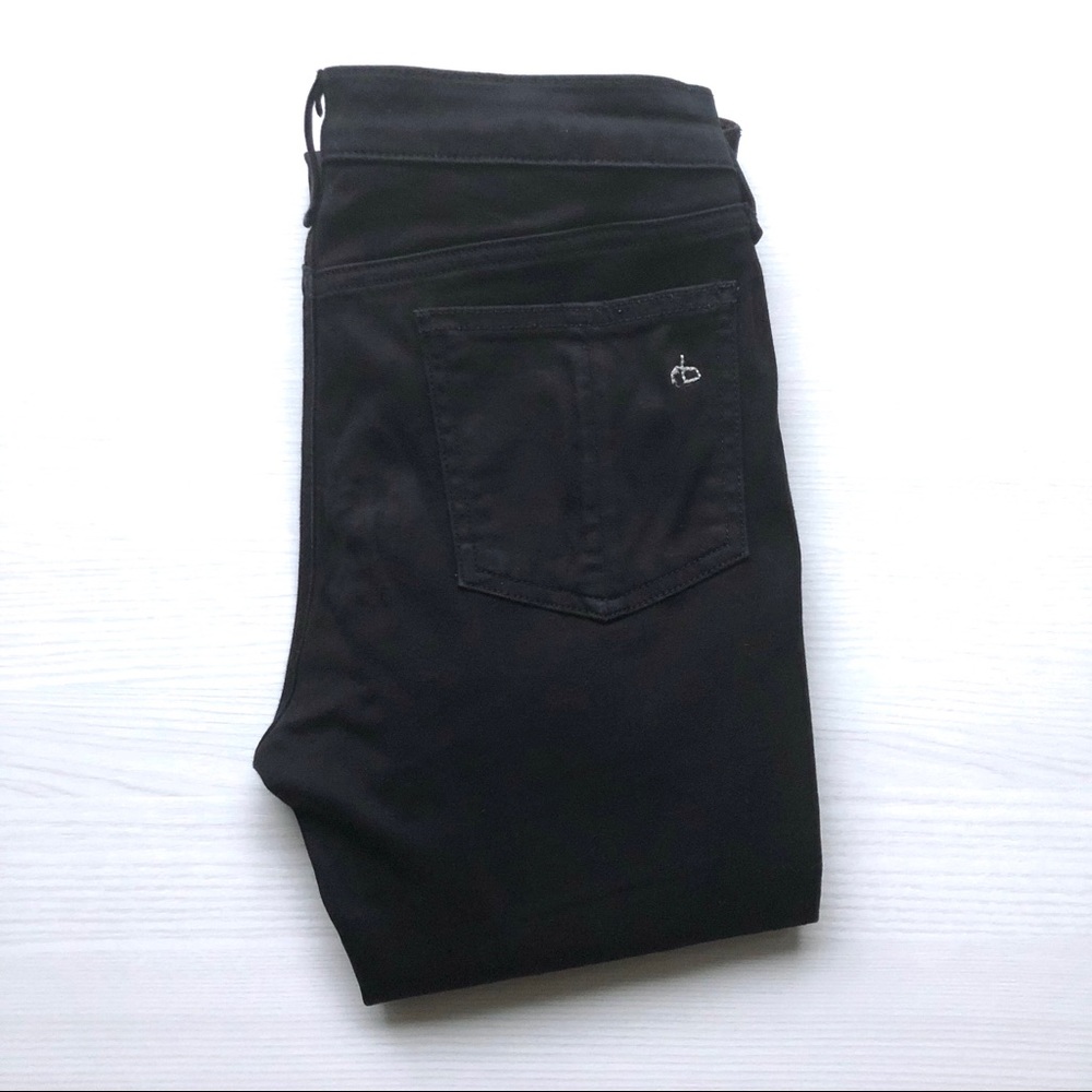 ✨HP!✨ Rag & Bone Black Plush Skinny Jeans - Picture 4 of 8